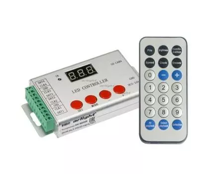 Контроллер HX-802SE-2 (6144 pix, 5-24V, SD-карта, ПДУ)