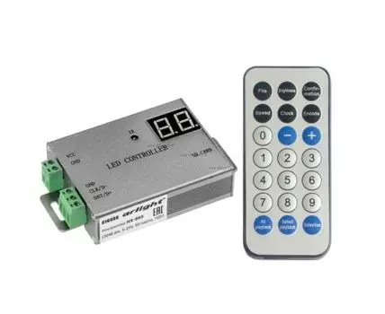 Контроллер HX-805 (2048 pix, 5-24V, SD-карта, ПДУ)