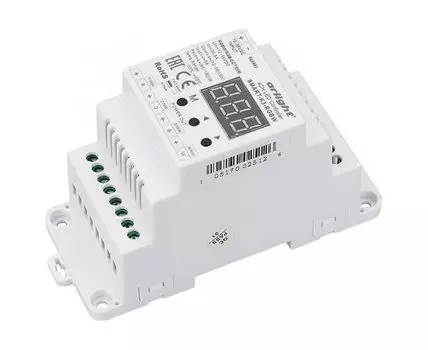 Контроллер-регулятор цвета RGBW Arlight SMART-K SMART-K3-RGBW (12-36V, 240-720W, DIN)