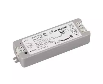 Контроллер SMART-K21-MIX (12-24V, 2x5A, 2.4G)