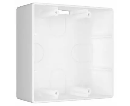 Короб накладной для силовой розетки Werkel белый W1199201