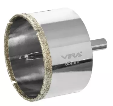 Коронка алмазная по керамограниту Vira 65 мм