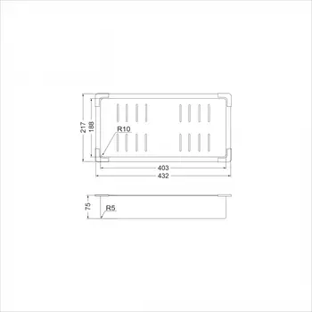 Корзина EMB-410 (к мойке 101/116)