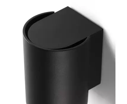 KOV 1L Настенный светильник круглый черный LED 6W 3000K 34°