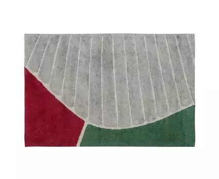 Ковер из хлопка с рисунком Tea plantation Terra