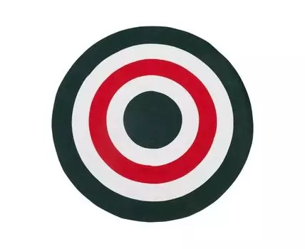 Ковер из хлопка Target темно-зеленого цвета Ethnic