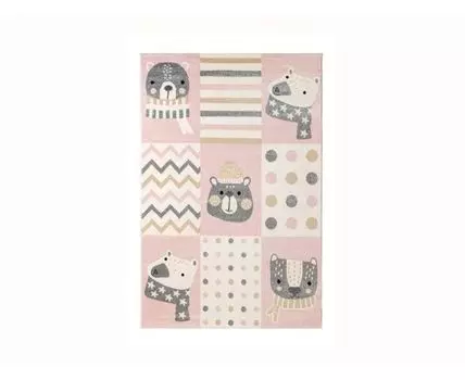 Ковер NORR Mobler NORR KIDS 180X120см (Розовый, 120)