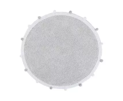 Ковер с помпонами (Серый)