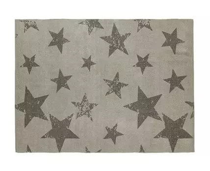 Ковер Звезды с наволочкой 120х160 (Серый, 120)