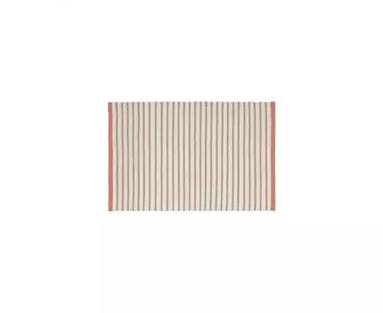 Коврик Catiana коричневый полосатый из PET 60 x 90