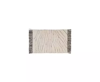 Коврик для ванной Crilda белый хлопковый 50 x 70 см