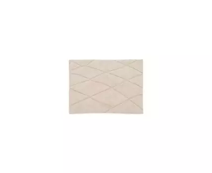 Коврик для ванной Nyana белый хлопковый 50 x 70 см