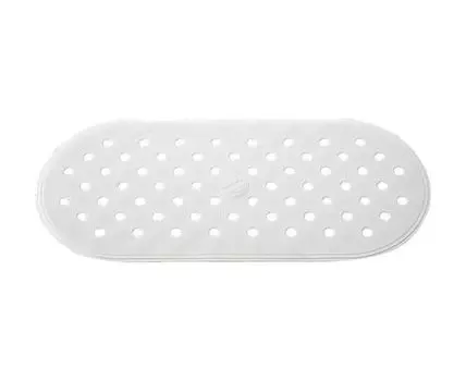 Коврик противоскользящий Action белый (Белый, 0,5)