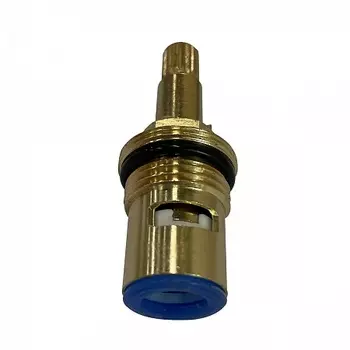 Кран-букса LM8096B-BL М18 х1.5 (20 шлицов) с керам. прокладками, поворот 90°, холодная, блистер