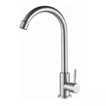 Кран HAIBA HB4183 моно, нержавеющая сталь