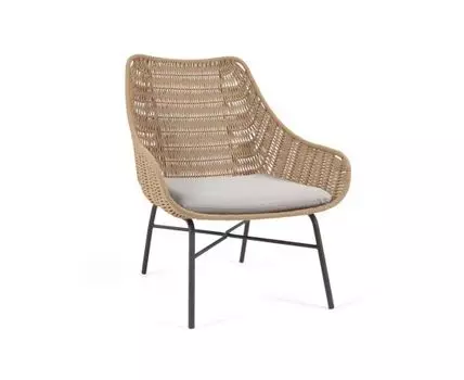 Кресло Abeli веревочное. (бежевый, серый, 76)