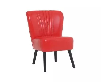 Кресло Barbara (Красный, 59, Кожа MANGO 312 красный, Черный)
