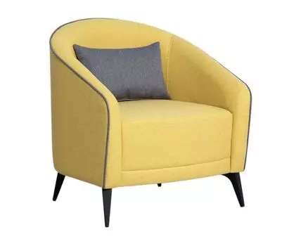 Кресло Бернис (85, 79, Пенополиуретан, Желтый, 78)