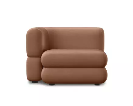Кресло Brera-11 Velour Caramel
