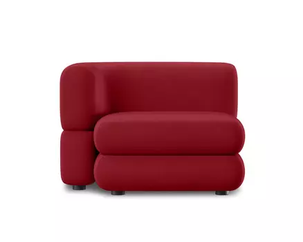 Кресло Brera-11 Velour Cherry