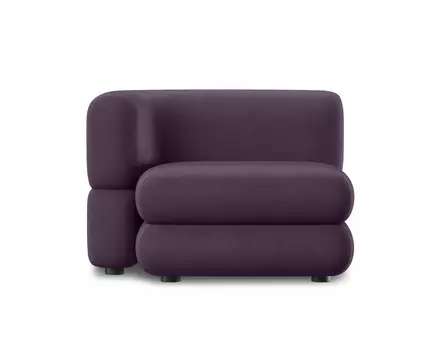 Кресло Brera-11 Velour Plum