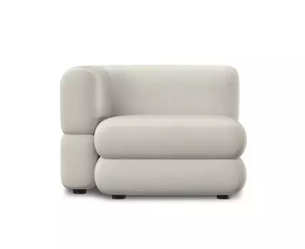 Кресло Brera-11 Velour Smoke