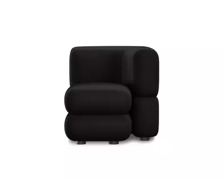 Кресло Brera-12 Velour Black