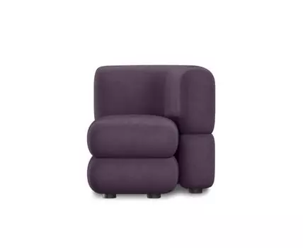 Кресло Brera-12 Velour Plum