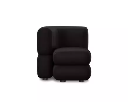 Кресло Brera-13 Velour Black