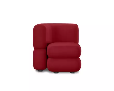Кресло Brera-13 Velour Cherry