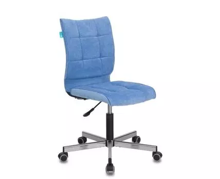 Кресло Бюрократ CH-330M/VELV86 голубой Velvet 86 крестовина металл