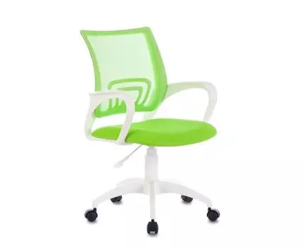 Кресло Бюрократ CH-W695NLT салатовый TW-03A TW-18 крестовина пластик белый