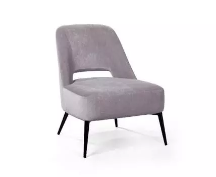 Кресло Dante, бархат светло-серый 26