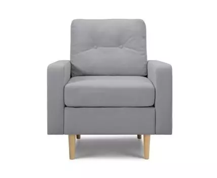 Кресло Динс Velvet Silver
