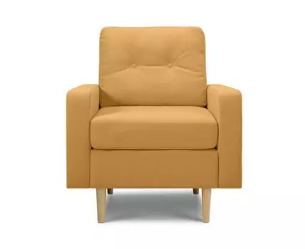 Кресло Динс Velvet Yellow