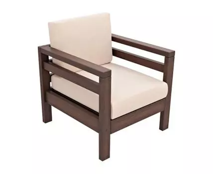 Кресло Домино (82, 80, Пенополиуретан, Бежевый, 69)