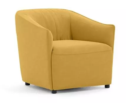 Кресло Флеш (76, 84, Плоские пружины «змейка», Желтый, 83)