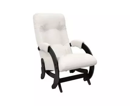 Кресло-глайдер Модель 68 (венге, белый, 55)