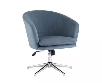 Кресло Харис регулируемое замша синий NC