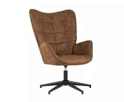 Кресло Ирис вращающееся коричневое