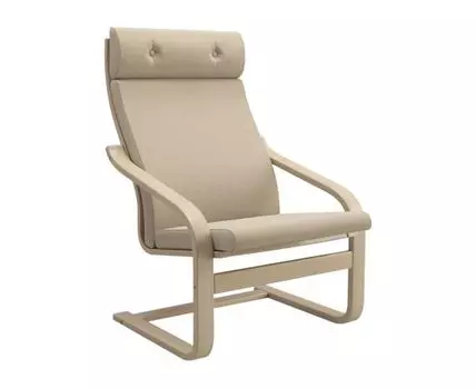 Кресло-качалка Бамбл (103, 80, Пенополиуретан, Бежевый, 68)