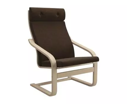 Кресло-качалка Бамбл (103, 80, Пенополиуретан, Коричневый, 68)