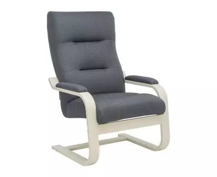 Кресло-качалка Освальд Люкс (104, 80, Серый, 80)