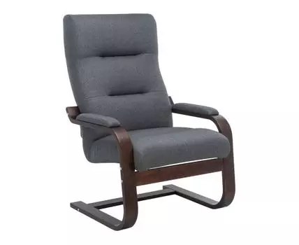 Кресло-качалка Освальд Люкс (104, 80, Серый, 80)