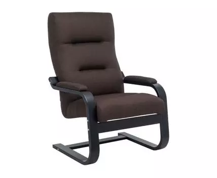 Кресло-качалка Освальд Люкс (104, 80, Черный, 80)