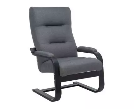 Кресло-качалка Освальд Люкс (104, 80, Серый, 80)