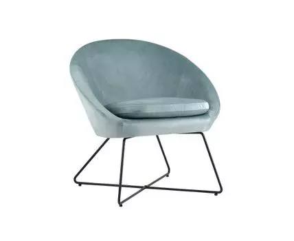 Кресло Колумбия пыльно-голубое