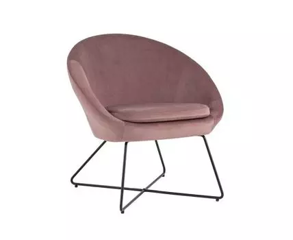 Кресло Колумбия пыльно-розовое