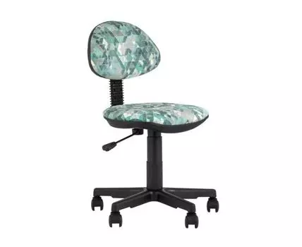 Кресло компьютерное детское УМКА абстракция зеленый