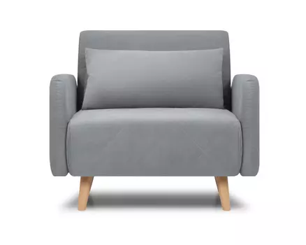 Кресло-кровать Кускен Velvet Silver